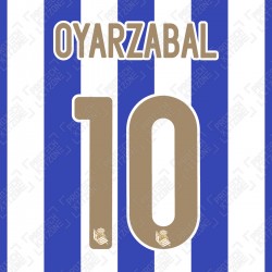 Oyarzabal 10 (Official Real Sociedad 2020/21 Copa Del Rey Special Name and Number)